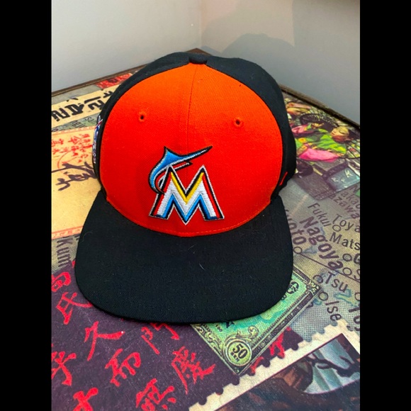 miami marlins snapback hat